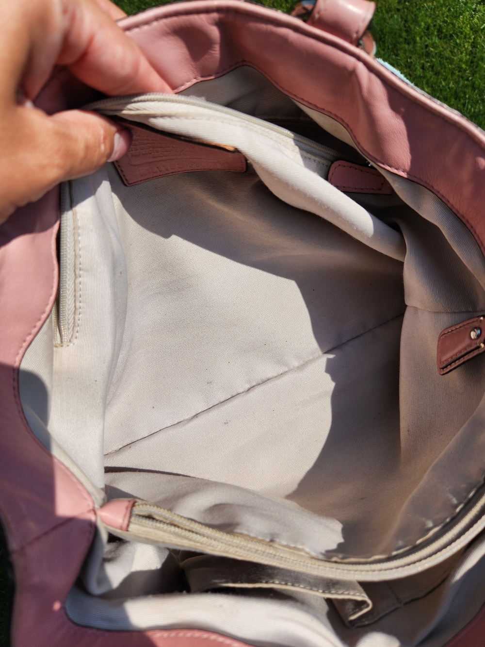 Coach Soho Leather East/West Tote In Pink - Picture 10 of 16